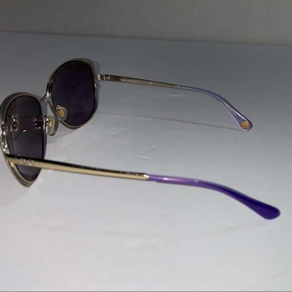 Dolce & Gabbana D&G 6077 Sunglasses Purple Metal Frames  No Case - Picture 8 of 11